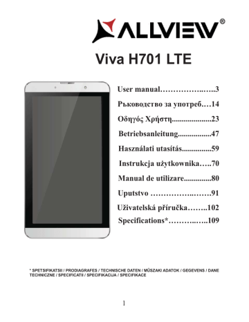 Allview Viva H701 LTE Benutzerhandbuch | Manualzz