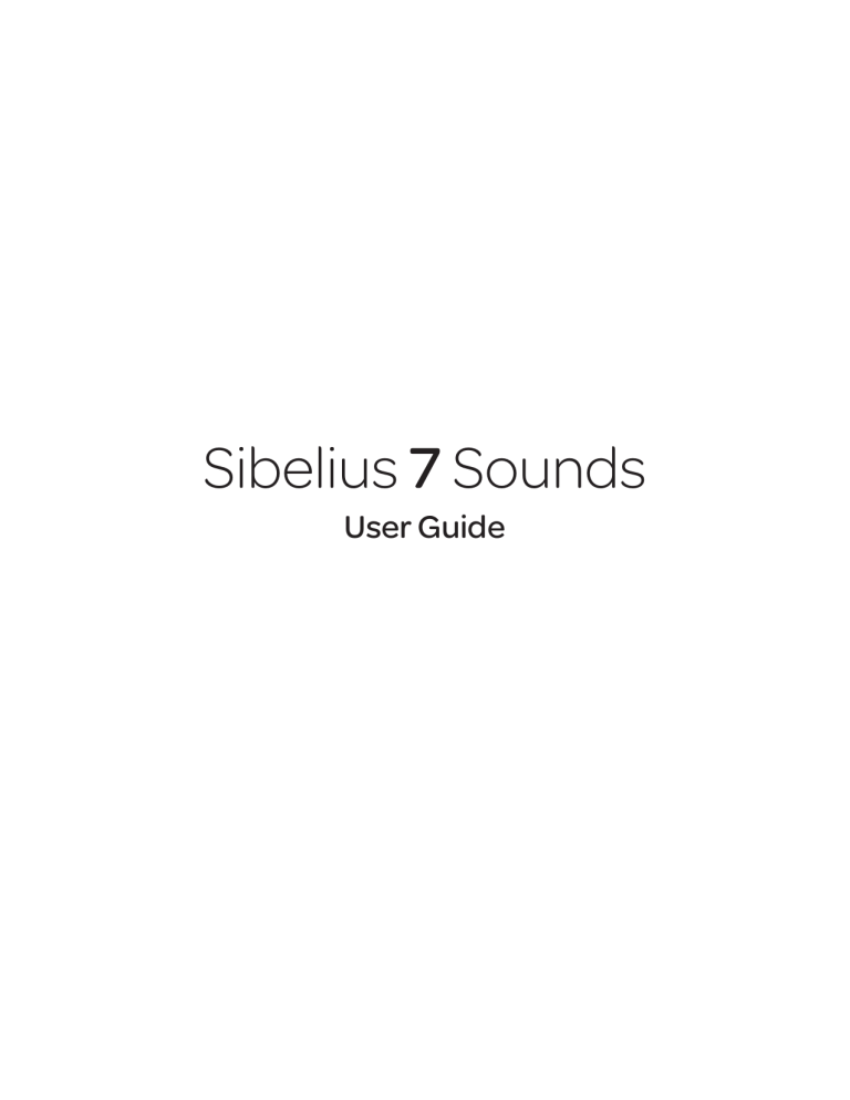 Sibelius 7 system id software system