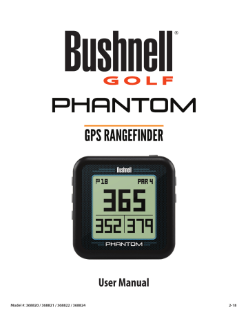 Bushnell Phantom User manual | Manualzz