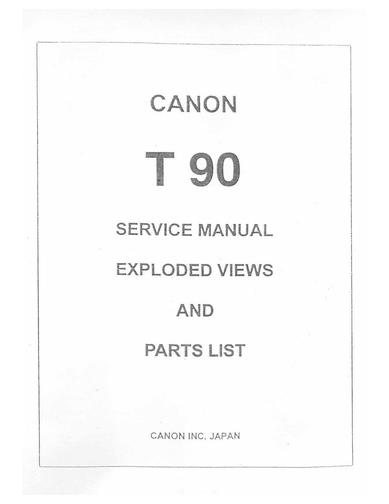 CG1-0871-000 CANON SHUTTER UNIT FOR T90 SLR 35MM FILM CAMERA SPARE PARTS T90 