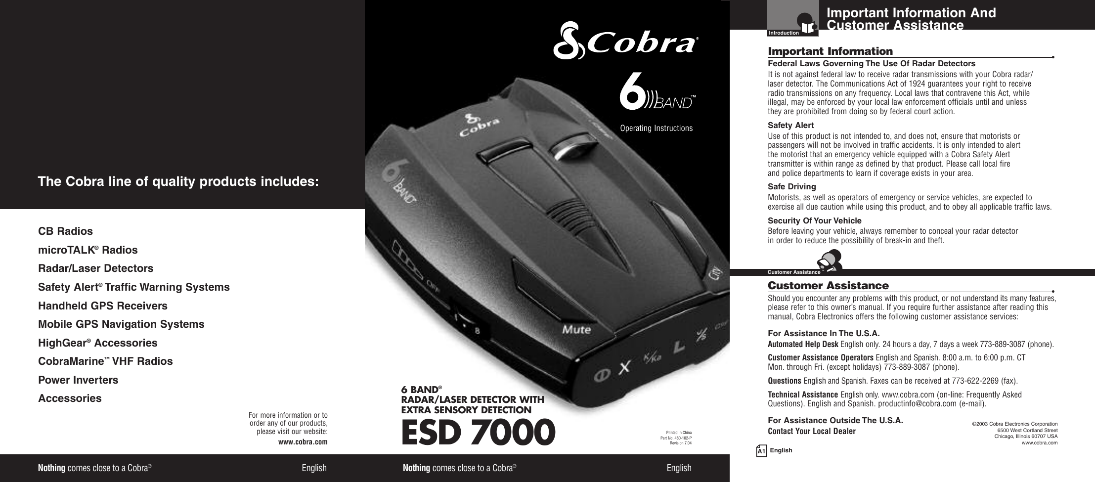 Manual Cobra 4c6412bd1