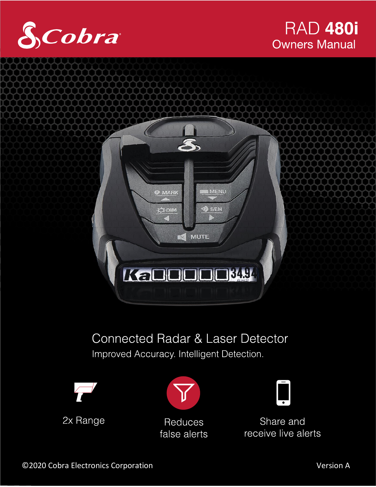 Cobra Electronics RAD 480i Owner's Manual | Manualzz