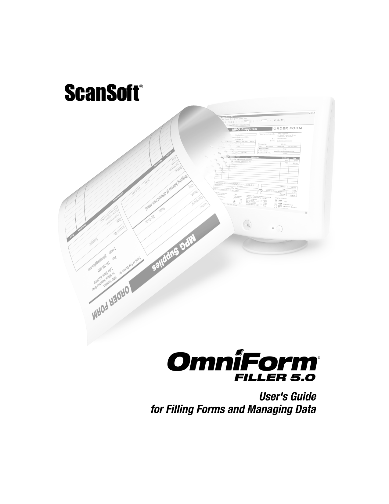 Nuance OmniForm Filler 5.0 Instructions Manualzz