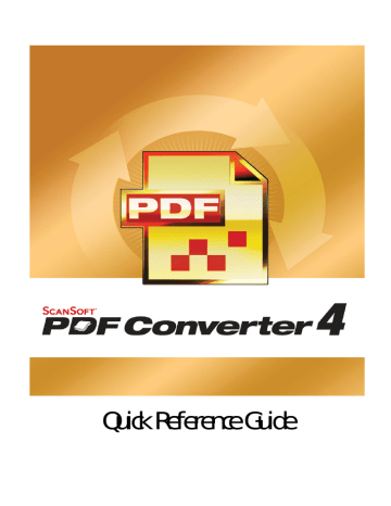 Processing modes and outputs. Nuance PDF Converter 4.0 | Manualzz