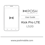 Posh L L520 Instructions