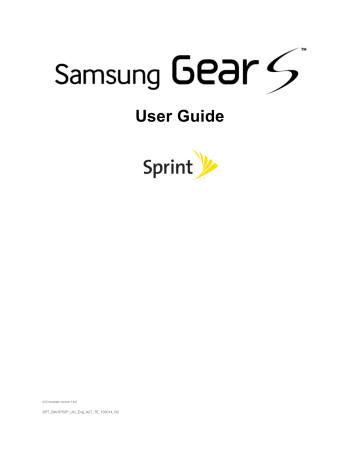 Samsung SM-R750P Sprint User Guide | Manualzz