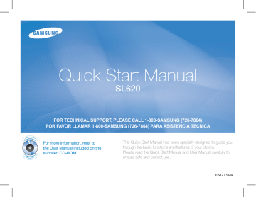 Samsung SL620 Quick Start Manual | Manualzz