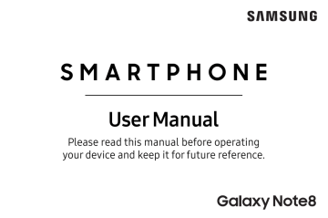 How to Use Settings. Samsung SM-N950U T-Mobile, Note 8 T-Mobile, Galaxy Note 8 T-Mobile | Manualzz