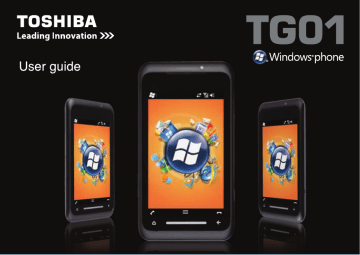 Toshiba TG 01 Windows Phone Instructions | Manualzz