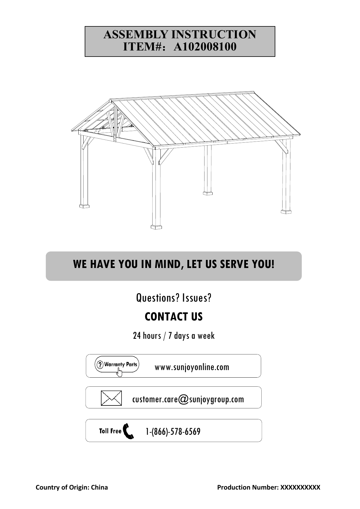 Sunjoy 12 Ft X 14 Ft Cedar Framed Gazebo User Manual Manualzz