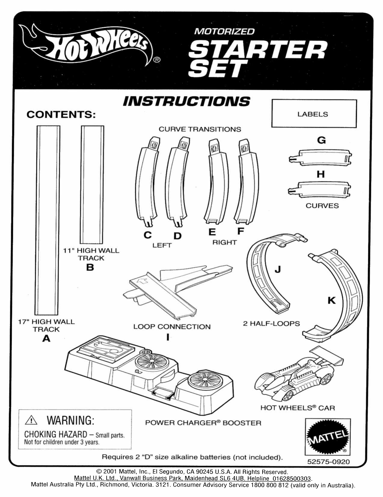 Mattel Hot Wheels Starter Set User manual Manualzz