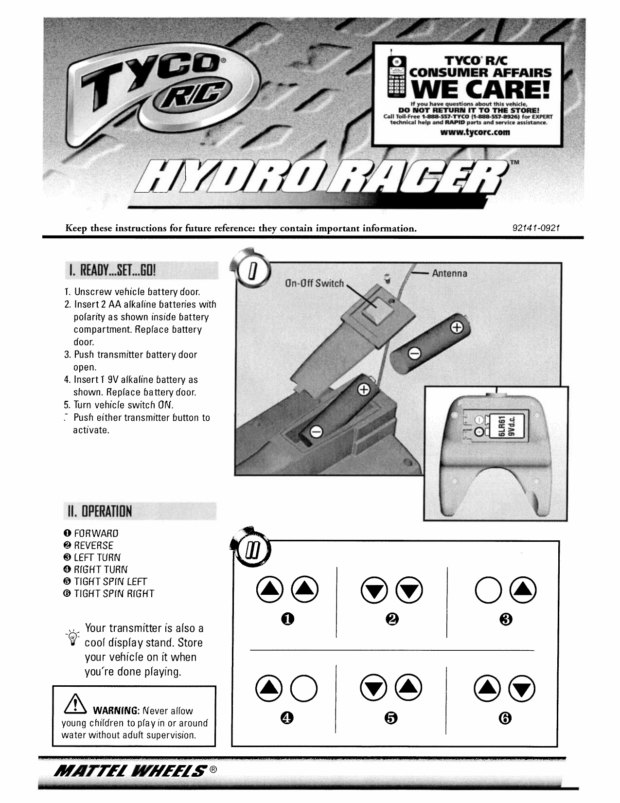 Tyco Radio Controlled Shell Shocker 27 MHz