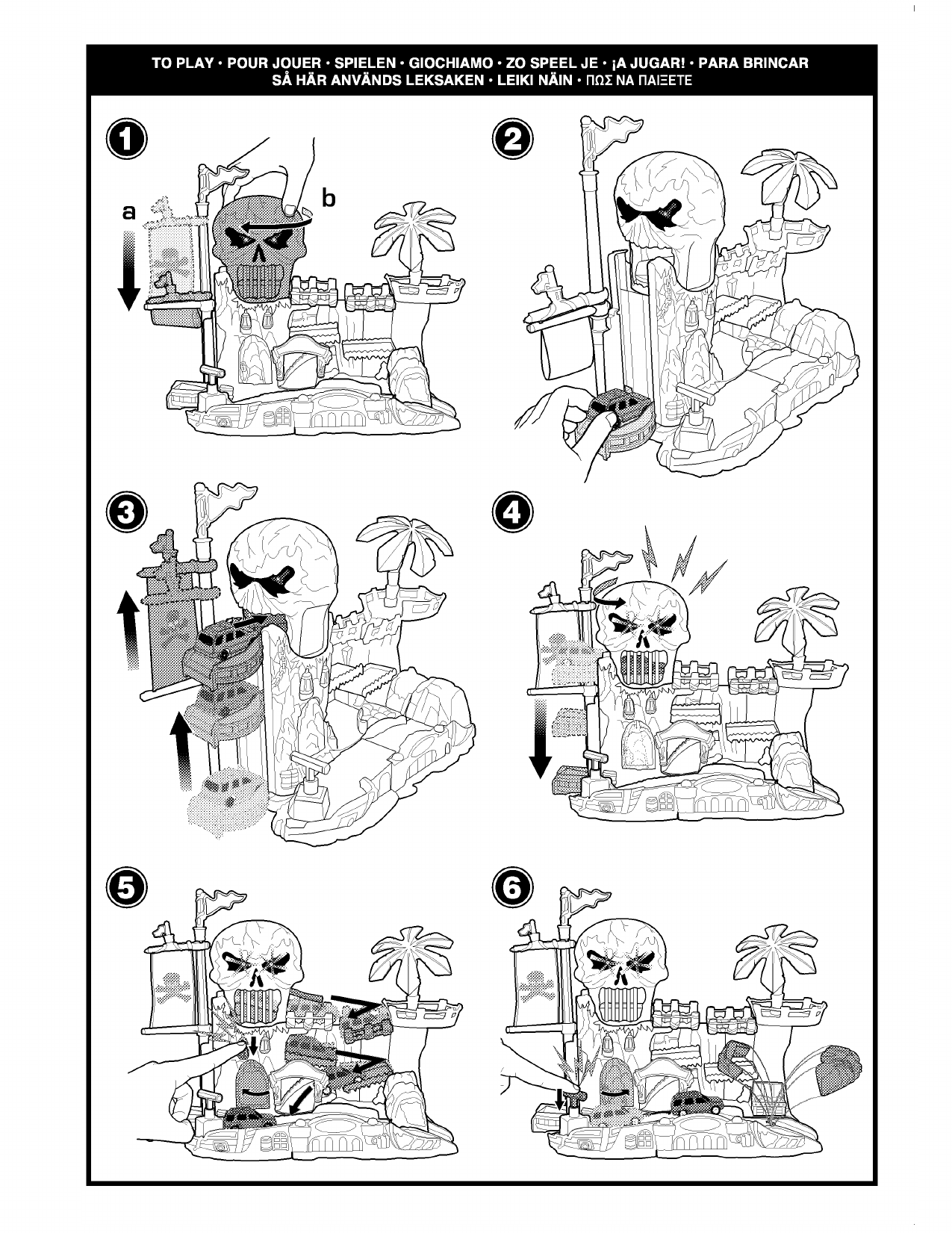 Mattel Matchbox Buried Treasure Playset Instruction Sheet Manualzz