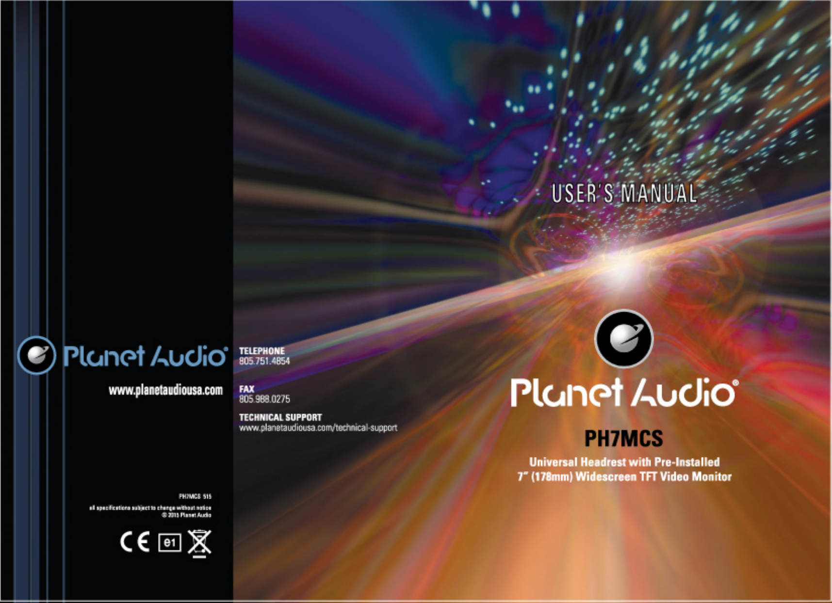 Planet Aaudio PH7MCS User Manual | Manualzz