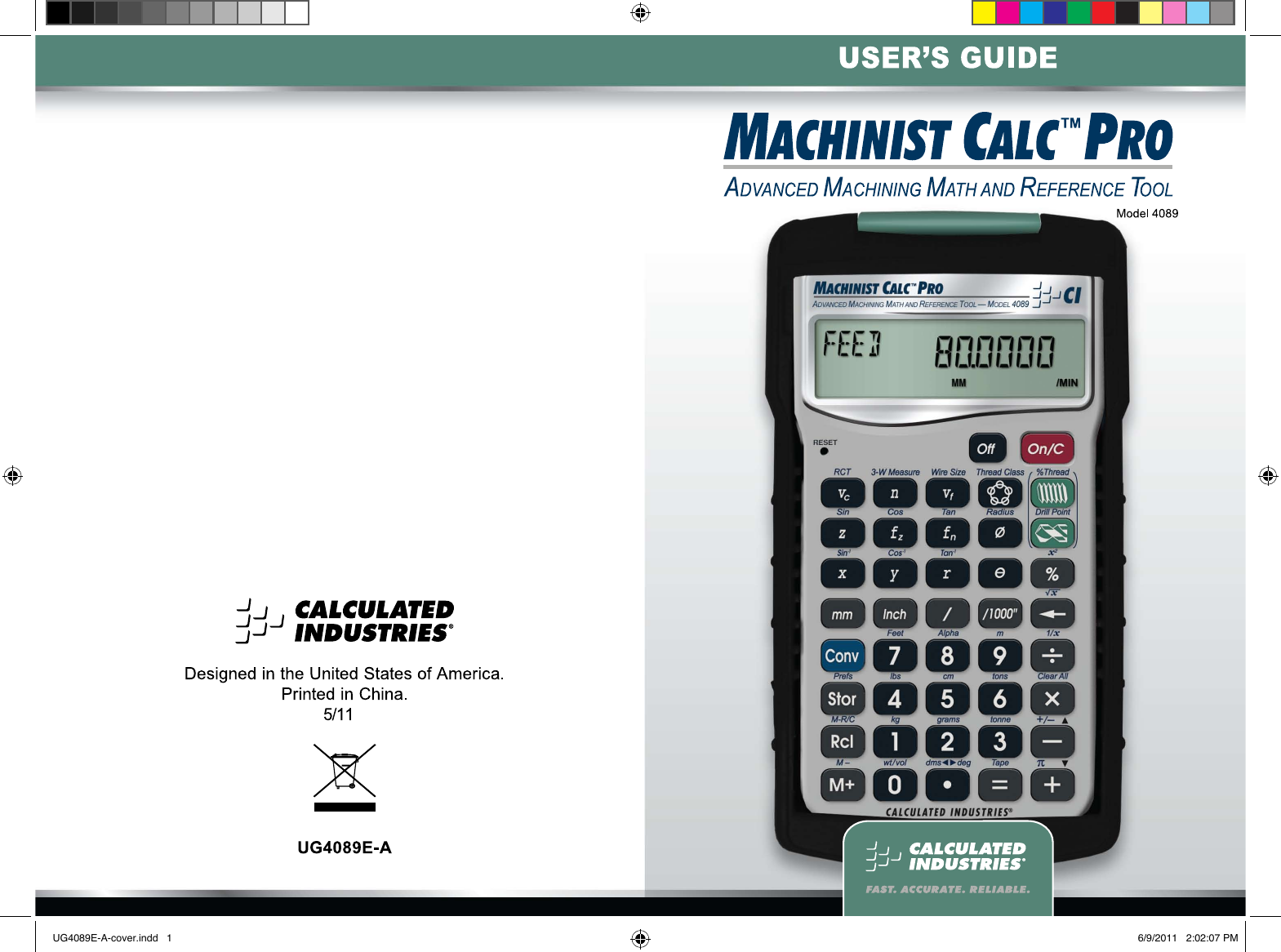 Calculated Industries 4089 User Guide Manualzz