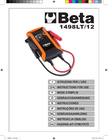 Beta 1498LT/12 Portable high-per Operating instrustions