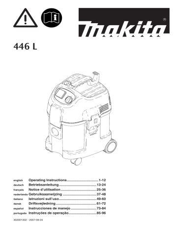 1 X 6 Layer Reusable Dust Bag For Makita Industrial Vacuum Cleaners 446