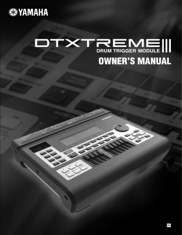 Yamaha DTXTREME III Owner's Manual | Manualzz