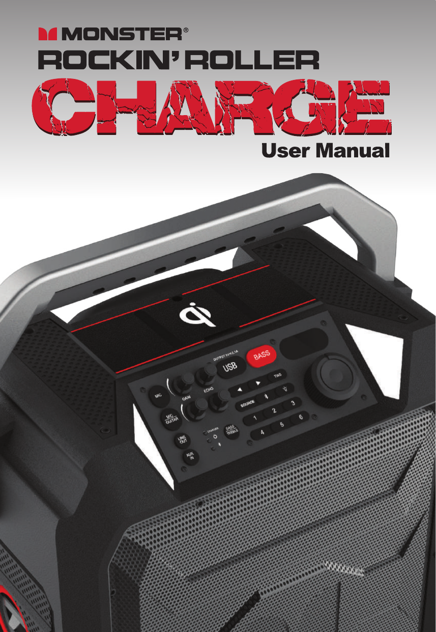 monster speaker won t charge