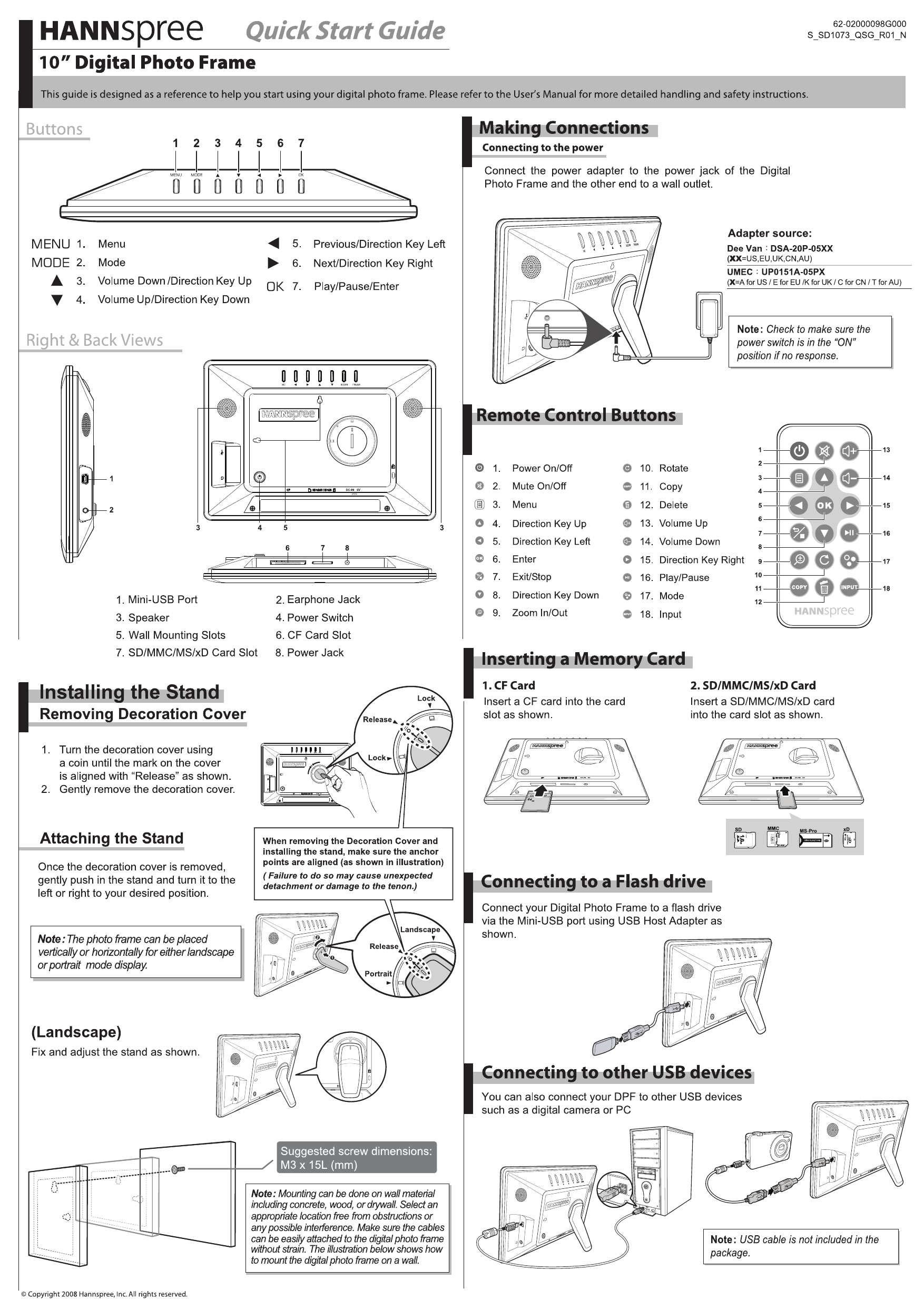 Hannspree Sd1073 Owner Manual Manualzz