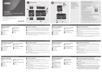 ATEN UCE3250 USB Extender Guide de démarrage rapide | Manualzz