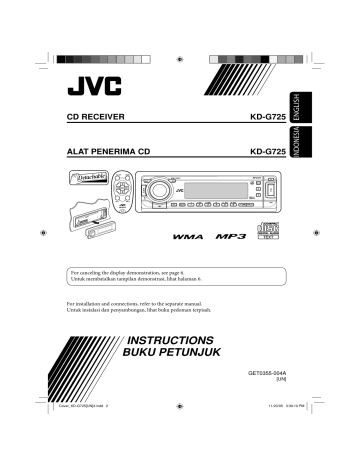 Jvc Kd G725 Instructions Manual Manualzz