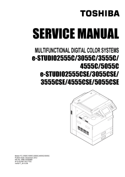 Toshiba e-studio 3055c - Owner's manual, Service manual 