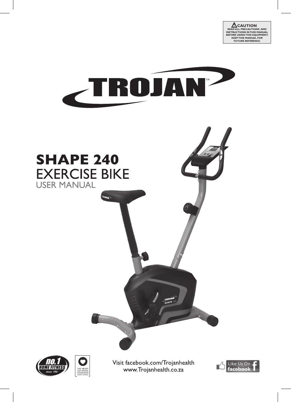 Trojan 240 exercise outlet bike