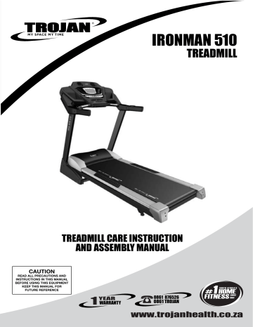 Trojan ironman 2025 510 treadmill