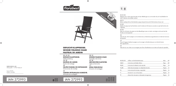 Florabest IAN 272993 Gartenstuhl Owner Manual Manualzz