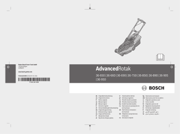 Bosch AdvancedRotak 36-905 Manualul proprietarului | Manualzz