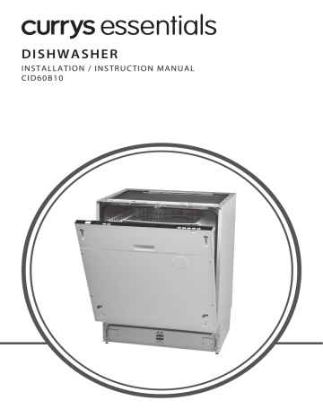 Currys Essentials CID60B10 Dishwasher Manual | Manualzz