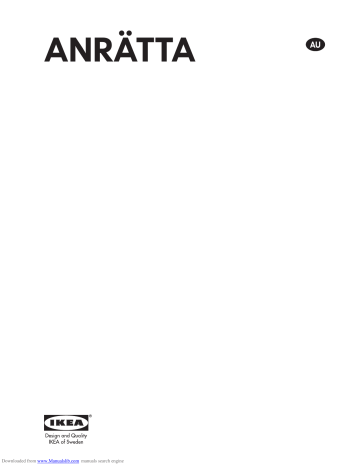 IKEA ANRATTA 00411718 Owner's Manual | Manualzz
