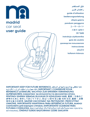 Mothercare madrid hotsell car seat installation