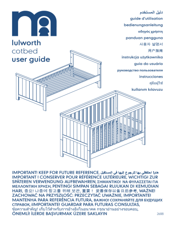 mothercare travel cot bed instructions