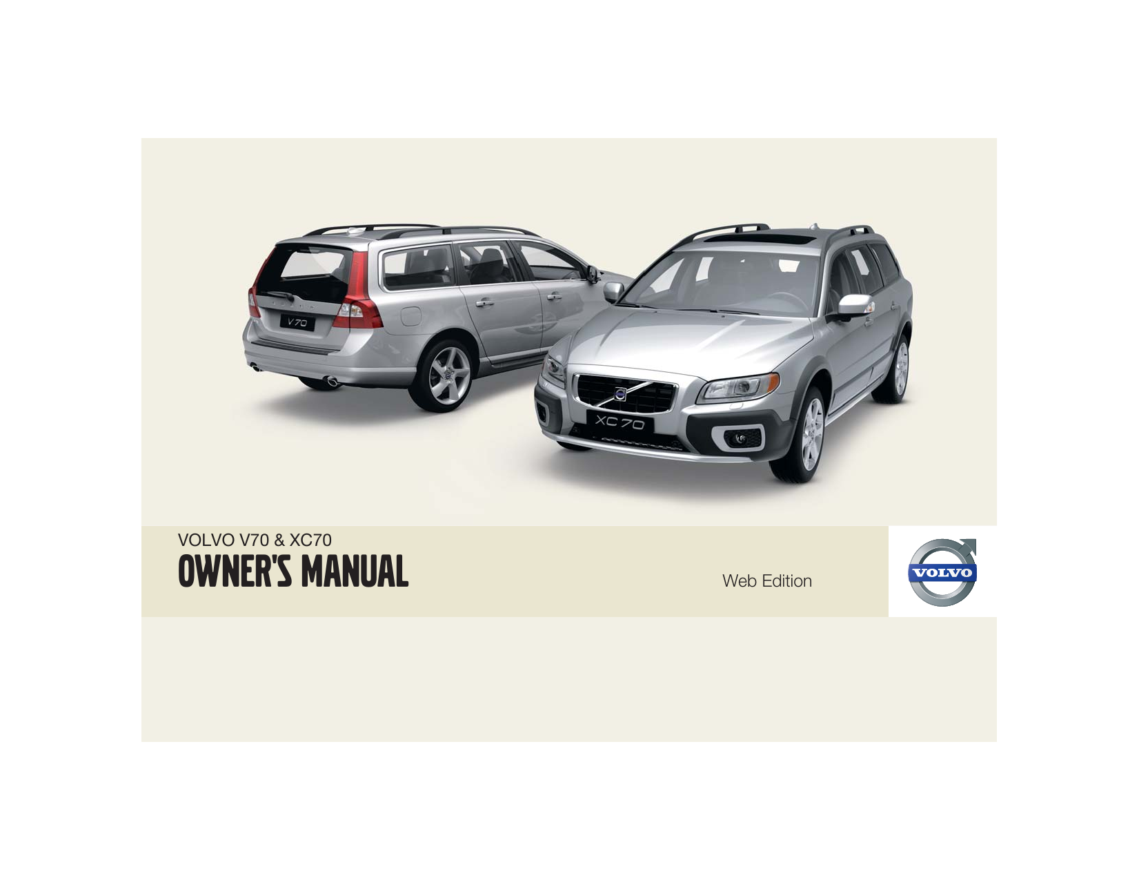 Volvo xc70 2009. Xc70. Installation instructions Volvo xc70.