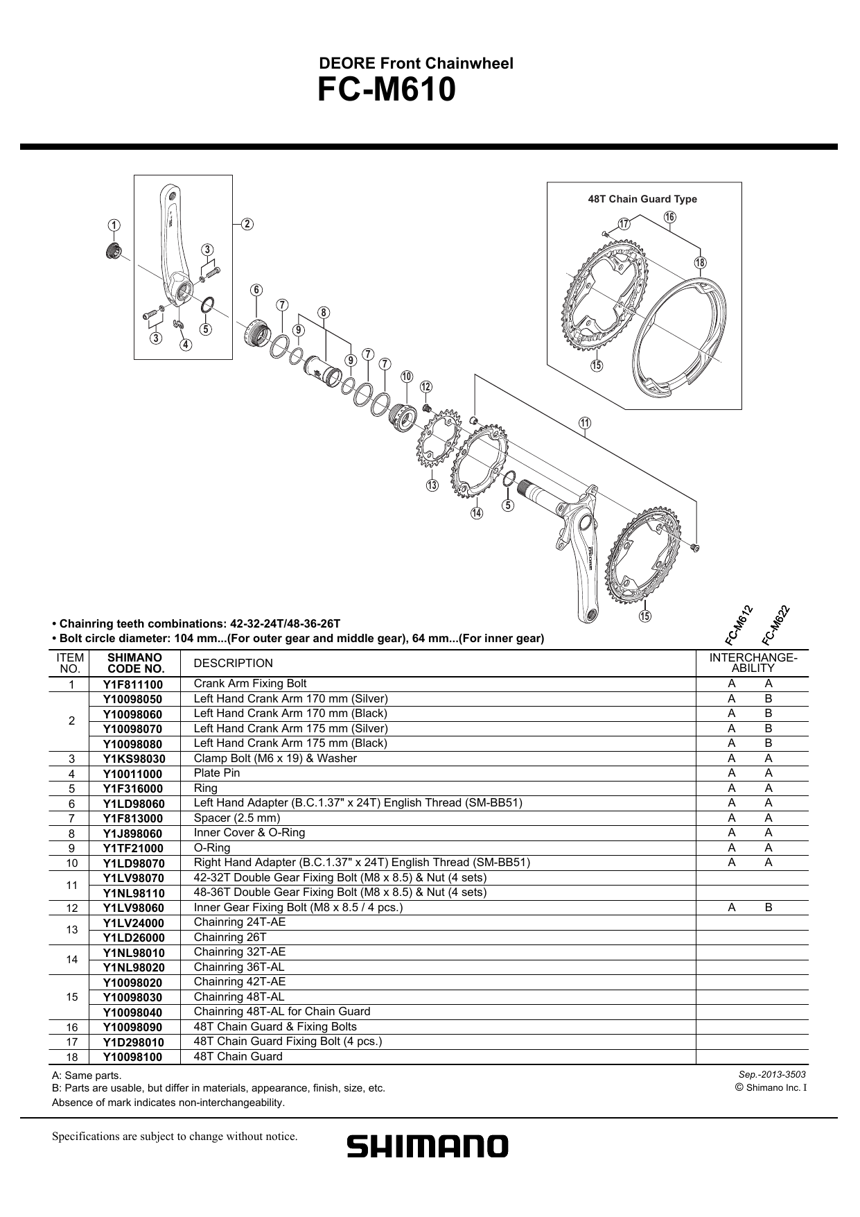 Shimano Fc M610 Set Engkol Exploded View Manualzz