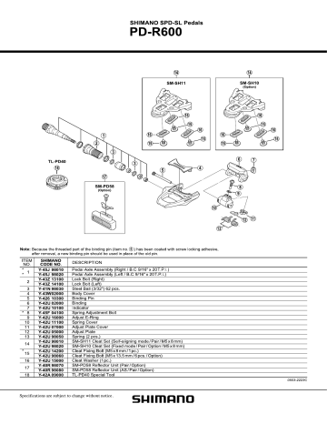 shimano pd r600