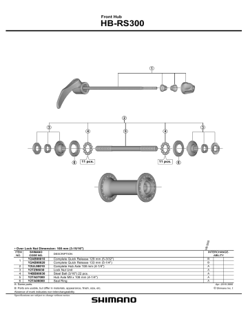 shimano rs300 hub