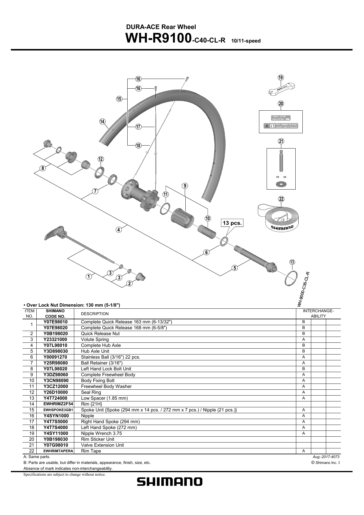 Shimano Wh R9100 C40 Cl User Manual Manualzz