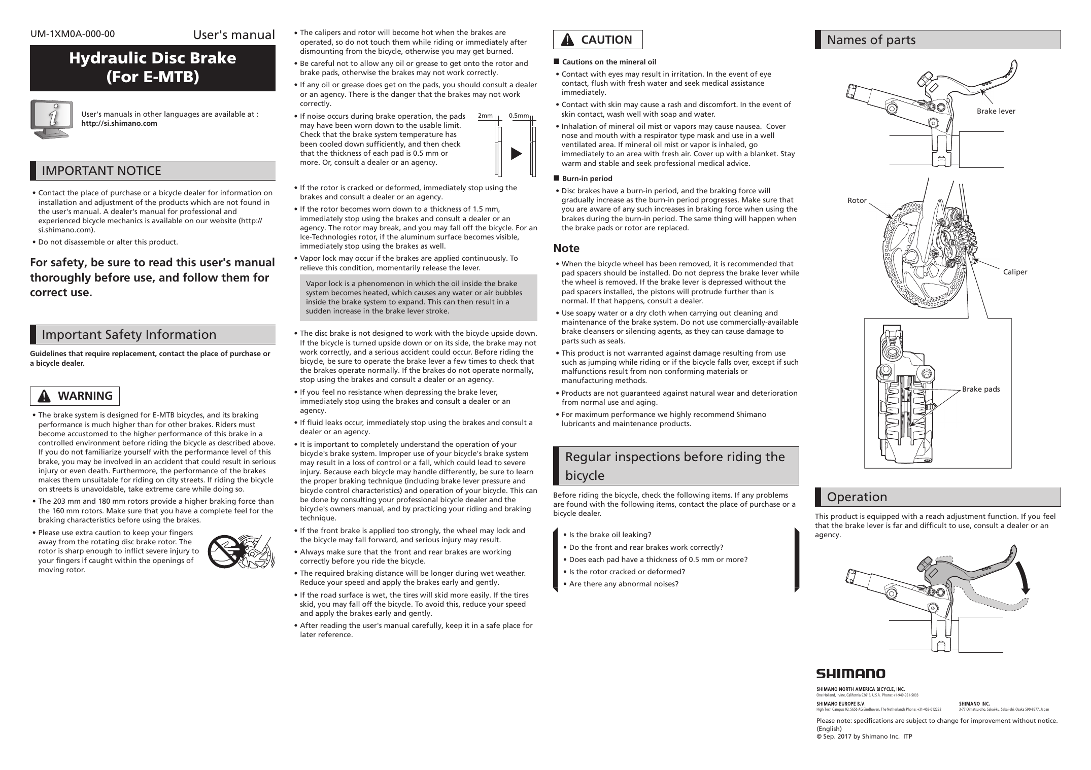 shimano mt200 manual