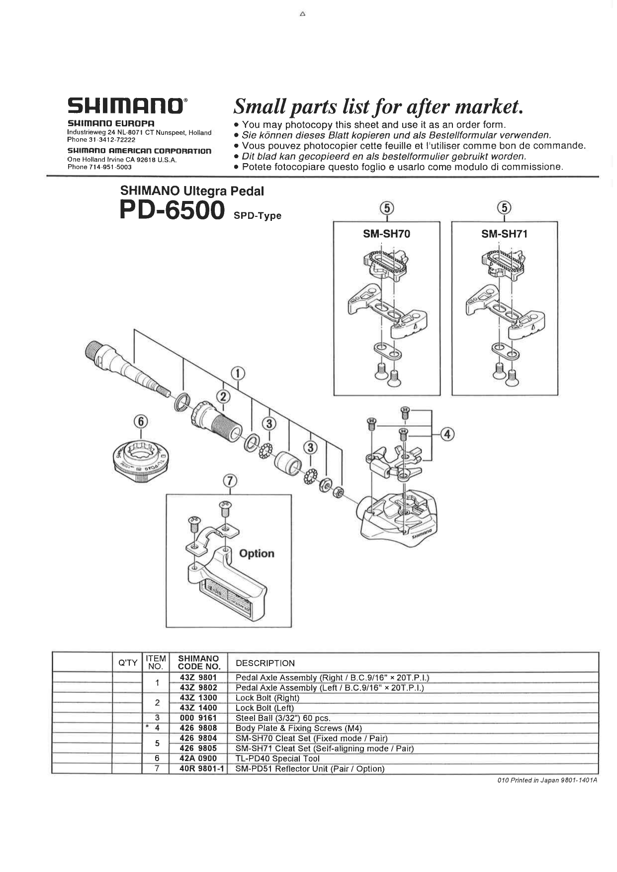 shimano pd 6500