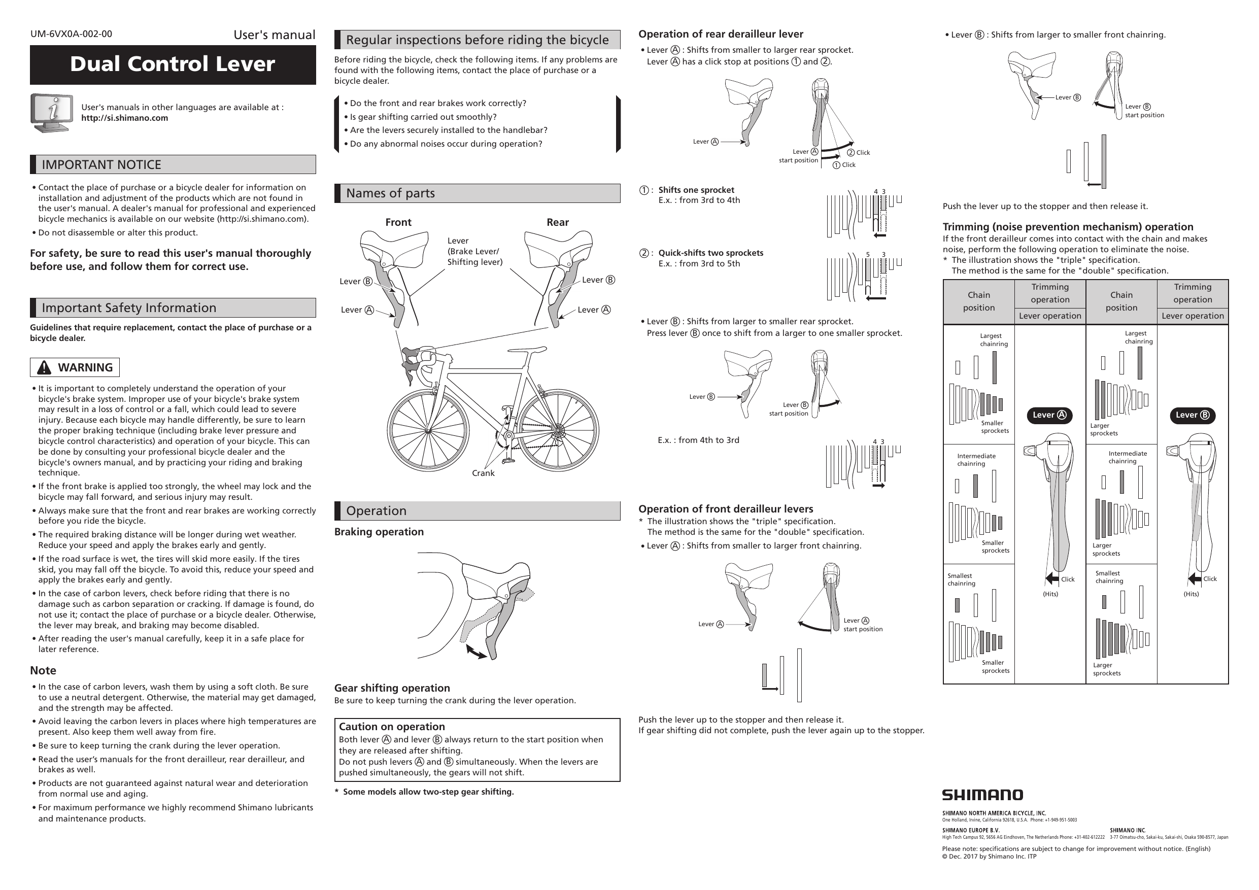 shimano st 5800 manual