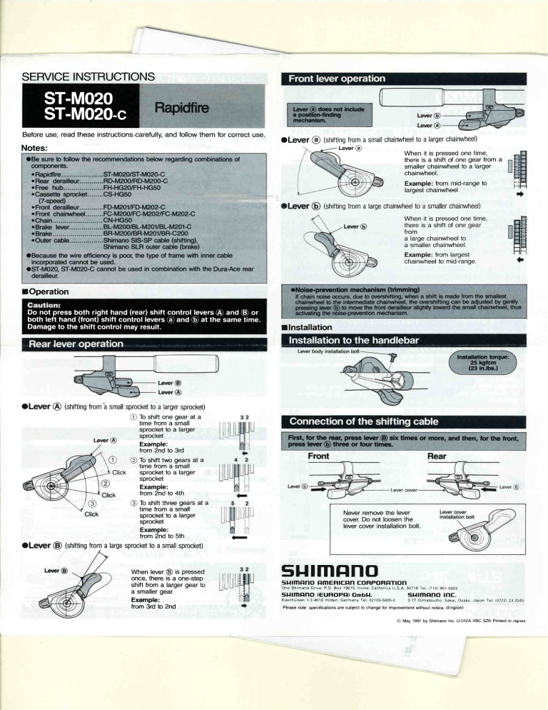 shimano mt200 manual