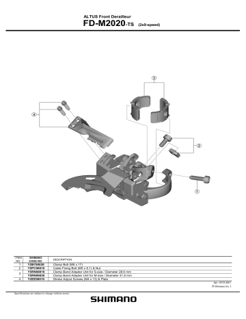 shimano fd m2020 ts
