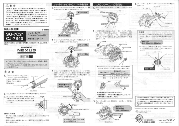 SHIMANO SG-7C20 Nexus Pignon (21T