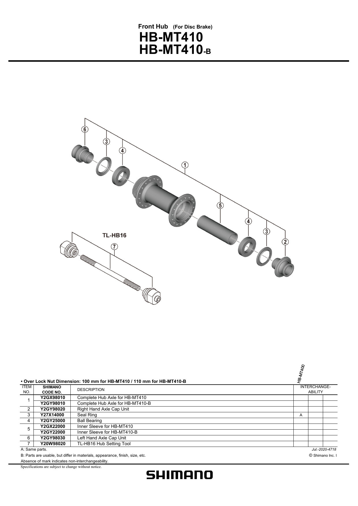 shimano rear hub exploded view