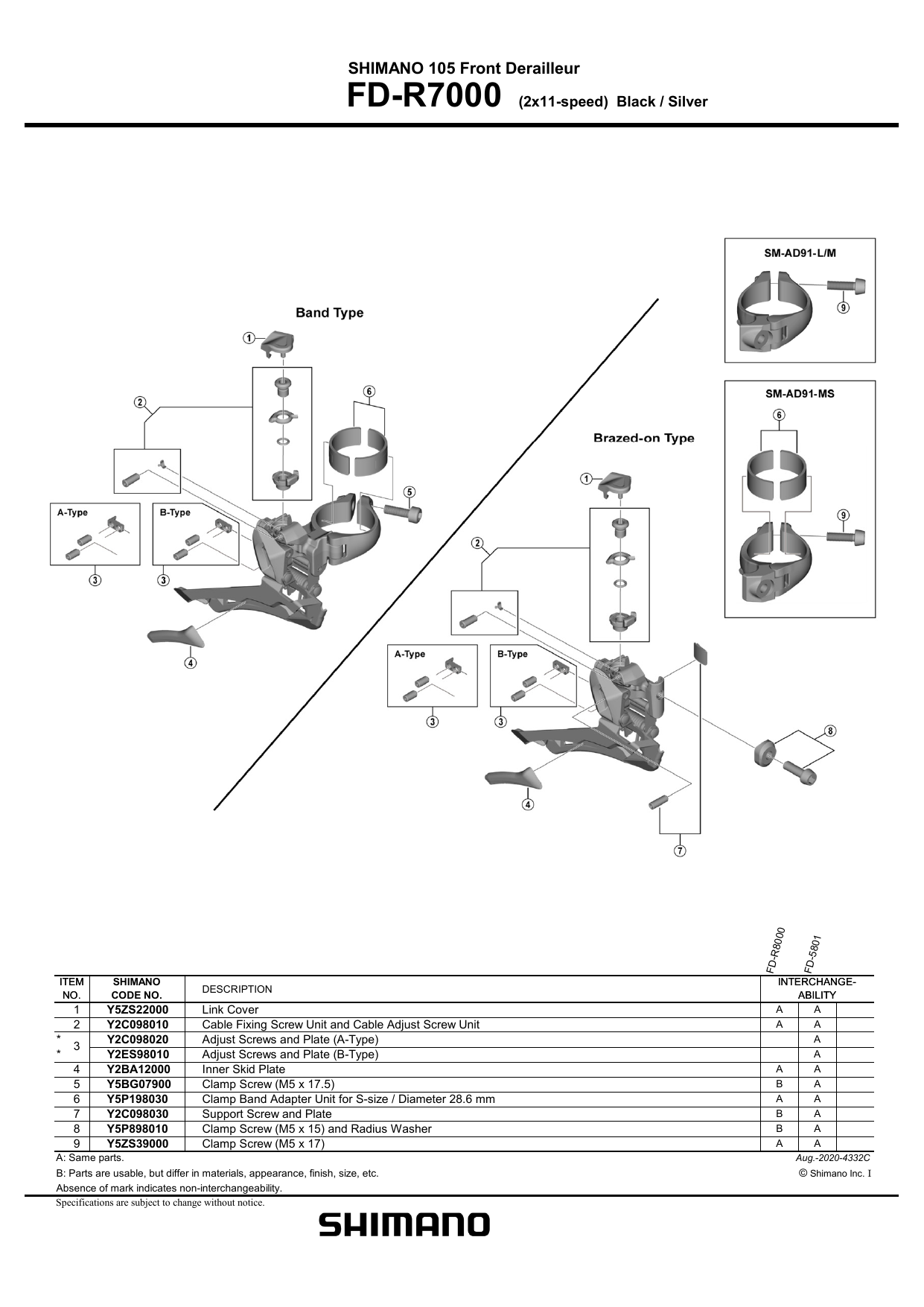 shimano r7000 front derailleur adjustment