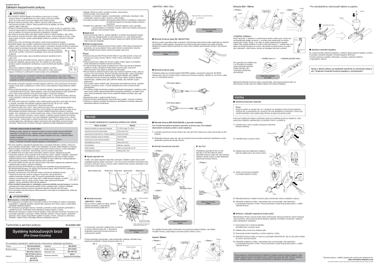 Shimano BR-M446, BR-M445 User manual | Manualzz