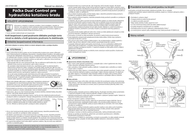 Shimano ST-RS505, ST-R9120, ST-RS405, ST-R7025, ST-RX810-LA, ST-RX810
